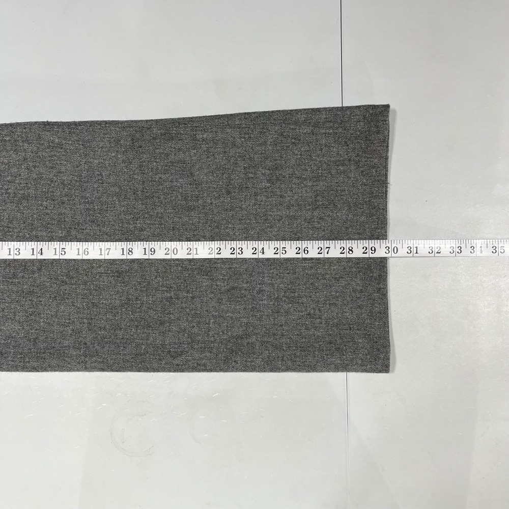 Radcliffe VTG Heritage Old Money Gray Wool Blend Midi Skirt Lined Size 14 Preppy - Picture 6 of 8